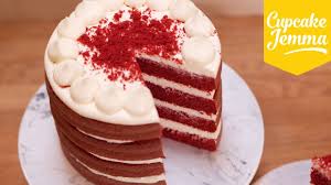 This red velvet cake has been taste tested and given a big thumbs up by many people because it's a rather large cake and i've made it 5 times in the. Best Ever Red Velvet Layer Cake Recipe Cupcake Jemma Youtube