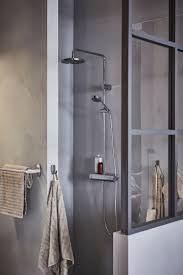Brogrund Shower Set With Thermostatic Mixer Chrome Plated Ikea Switzerland Glass Bathroom Glass Bathroom Shelves Chrome Bathroom
