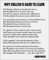 A Poem About Why The English Language Is So Hard To Learn Lol Words Funny Quotes Teaching