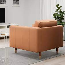 Seat cushions filled with high resilience foam and polyester fibre wadding provide great seating comfort. Landskrona Grann Bomstad Golden Brown Armchair Width 89 Cm 89 Cm Ikea