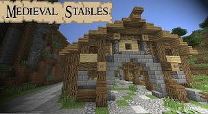 Medieval Stables By Madnes64 Minecraft Project Minecraft Medieval Minecraft Stables Minecraft Projects