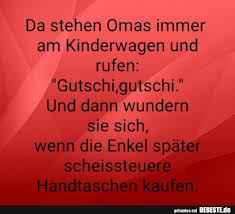 Da Stehen Omas Immer Am Kinderwagen Und Rufen Lustige Bilder Spruche Witze Echt Lustig Kinder Wagen Du Wirst Oma Kinderwagen