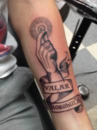 spoilers the game of thrones telltale game was very underrated. My Friend Got A Got Tattoo Yesterday Game Of Thrones Tattoo Valar Morghulis Tattoo Designs