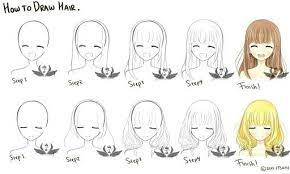 Tutorial Chibi Hair How To Draw Hair Anime Boy Hair