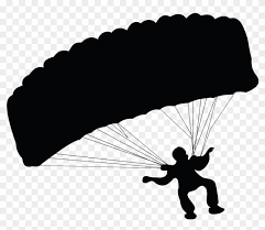 Redeem codes for pubg mobile in 2020. Parachuting Silhouette Transprent Parachute Silhouette Png Transparent Png 1357x1080 3754541 Pngfind