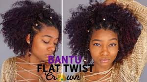 Gorgeous black hairstyles in a variety of lengths and textures. Natural Black Summer Hairstyles Flat Twist Bantu Knot Crown Hair The Mane Choice Youtube