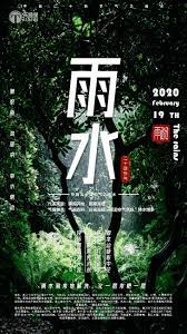 雨水 二十四节气之一 poster calm artwork rains