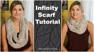 easy crochet infinity scarf tutorial