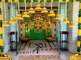 One More Backdrop Decor Idea Wedding Stage Decorations Stage Decorations Housewarming Decorations