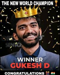 Historic! Proud Moment for India! Heartiest Congratulations to Gukesh D for  becoming the 18th World Champion! This is an exemplary achievement. A  result of determination, talent and hard work. It's an inspiration