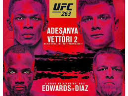 Время начала трансляции по москве (мск), статистика бойцов. Ufc 263 Israel Adesanya Vs Marvin Vettori 2 Deiveson Figueiredo Vs Brandon Moreno 2 Nate Diaz Vs Leon Edwards S Official Trailer Released Firstsportz