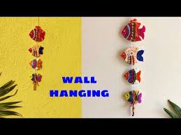 Whatever fish wall hanging styles you want, can be easily bought here. Fish Wall Hanging Diy Home Decor Wall Hanging With Clay Easy Wall Decor Youtube Clay Wall Hanging Simple Wall Decor Wall Hanging