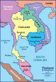 Laut amtlichen quellen sieht man hier auf der weltkarte woher die menschen aus dem ausland, die jetzt in in diesem land leben, kommen. Weltkarte Thailand Siam Welt Karte Sud Ost Asien Asien