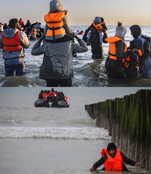 Alternative Dramatic Headline: Britain Stunned as Explosive Video Captures Masked Men Challenging Small Boats on French Beaches — A Dangerous Vigilante Clash That Sparks National Outrage, Alarms Secur