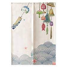 B Blesiya Tapisserie Porte Rideau Draperie Lumineux Rideau Suspendu Japonais Decor De Cuisine Maison 85x150c Rideau De Porte Rideaux Suspendus Douche Japonaise