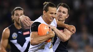 You voted patrick dangerfield as the carlton draught man of the match last night after he recorded an impressive 4 goals, 19 disposals and 6 marks 👏. Afl State Of Origin Result Stats Dustin Martin Wins Best On Ground Medal Herald Sun