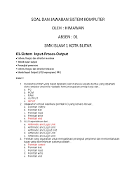 Soal sistem komputer debby arie yuliantini xi tkj c stemanika i. 01 Himawan Bab 1 Soal Dan Jawaban Sistem Komputer Pdf