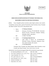 Apa gajimu sering cuma numpang lewat? Putusan Mk Pilpres 2019