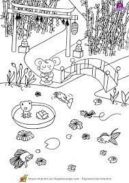 Les arbres, les fleurs, les animaux, les enfants, les portraits aujourd'hui je te montre comment dessiner un paysage au pastel. Coloriage Asie Jardin Japonais Sur Hugolescargot Com