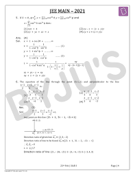 Jee mains march 2021 question paper pdf Jee Main 2021 Maths Paper With Solutions Session Feb 25 Shift 1