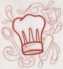 Doodle Chef Hat Design M8003 From Www Emblibrary Com Machine Embroidery Machine Embroidery Applique Machine Embroidery Designs