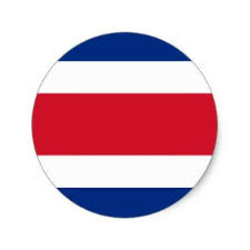 Costa Rica Flag Classic Round Sticker Zazzle Com Costa Rica Flag Round Stickers Stickers Custom