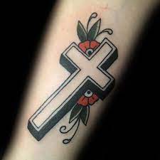 Illustration about 4 vintage cross tattoo. Top 51 Traditional Cross Tattoo Ideas 2021 Inspiration Guide