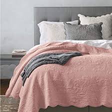 Amity Home Brandon Pink Quilt Amp Shams Over Size King In 2020 Pink Quilts Amity Home Linen Quilt