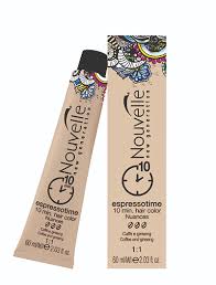 The advanced color crème allows for fast penetration into the hair fibers working selectively with the pigments inside the hair shaft, meaning there's less surface damage. Espressotime Hair Color Nouvelle