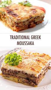 This Dish Is A Legend Creamy Juicy And Absolutely Delicious Greek Moussaka Mousaka Is One Of T Traditional Greek Moussaka Recipe Moussaka Recipe Moussaka