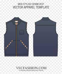 Vector Library Jacket Vector Denim T Shirt Style Template Clipart 5161665 Pikpng