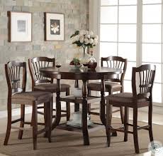 San remo espresso dining chair (set of 2) by international concepts (144) $ 209 38 /set. Bixby Espresso Round Counter Height Dining Room Set From New Classic Coleman Furniture
