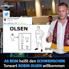 Game log, goals, assists, played minutes robin olsen plays the position goalkeeper, is 31 years old and 198cm tall, weights 89kg. Sportschau As Rom Hat Den Schwedischen Nationaltorhuter Facebook
