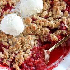 Strawberry Rhubarb Crisp Celebrating Sweets Strawberry Crisp Apple Crisp Recipes Easy Strawberry
