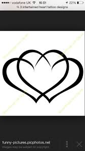 3 Hearts Entwined Little Heart Tattoos Mom Tattoos Heart Tattoo