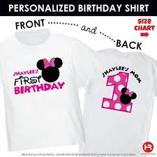 Minnie Mouse Birthday Shirts For Adults Monster Birthday Shirt For Family Front Back Personalized Etsy Minnie Mouse Birthday Shirt Personalized Birthday Shirts Birthday Shirts