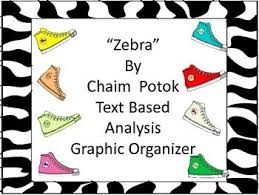 Zebra By Chaim Potok Text Analysis Graphic Organizer Text Analysis Graphic Organizers Elementary Education Activities