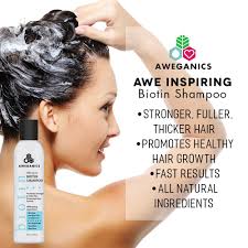 Aloe also helps clean up sebum, an oil that clogs follicles and prevents hair from growing back. Buy Aweganics Biotin Hair Growth Shampoo Awe Inspiring Thickening Shampoo For Hair Loss And Thinning Hair Sls Free Paraben Free Cruelty Free Moisturizing B5 Vitamins Cucumber Aloe Vera Online In Indonesia B07q399kjk