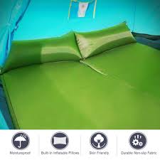 Free delivery and returns on ebay plus items for plus members. Camel Crown Double Self Inflating Sleeping Mat With Pillows Lightweight Foam Padding And Superior Insulation Sleeping Pad For Camping Sleeping Gear Wastedisposalsolutions Sleeping Mats
