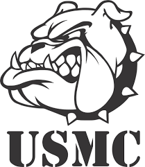 Black And White Bulldog Clipart Usmc Bulldog Vinyl Decal Bulldog Drawing Bulldog Clipart Bulldog Mascot