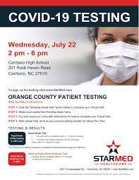 What kind of tests are done at starmed urgent care? News Flash Carrboro Nc Civicengage