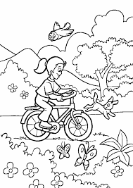 Discover these 4 seasons coloring pages. Coloring Pages Kids Playing In Spring Season Coloring Page