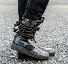 Nike Sf Air Force 1 High On Feet Black Nike Air Force 1 Sf Af1 Hi Ridgerock Camo Military Army Reflective Boot Sz 12 Nike Athleticsneakers Nike Sf Af1 Boots Sneaker Boots
