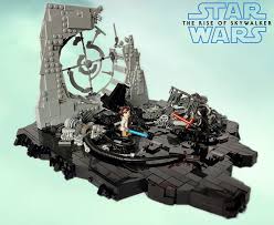 Star Wars Episode Ix Tros Crashed Emperor S Throne Room Star Wars Lego Cool Lego Creations