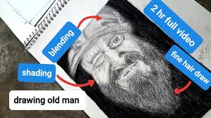 Let's take a look at how to draw an old man. Drawing A Realistic Old Man Step By Step Tutorial Drawings