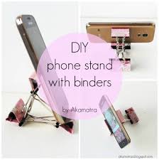 Now apply tape on the sides of the binder, again bending the excess towards the inside of it. How To Make A Phone Holder With Binder Clips Off 51 Online Shopping Site For Fashion Lifestyle