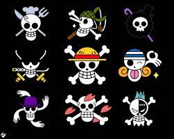 The Straw Hat Crew Individual Jolly Rogers One Piece Logo One Piece Anime One Piece Manga