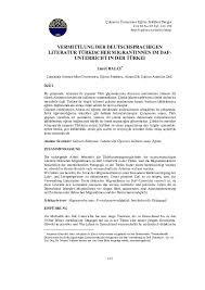 Maybe you would like to learn more about one of these? Pdf Vermittlung Der Deutschsprachigen Literatur Turkischer Migrantinnen Im Daf Unterricht In Der Turkei Prof Dr Umut Balci Academia Edu