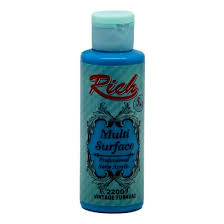 Rich ahşap boyası ile özellikle mobilyaların geri dönüşümü ve. Rich Multi Surface 120 Cc Boya Vintage Turkuaz 2200