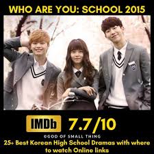 Best Korean High School Dramas Who Are You School 2015 In 2020 High School Drama High School Drama